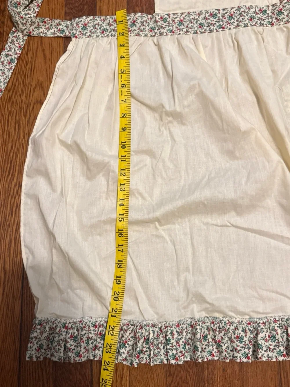 Handmade vintage style kitchen apron